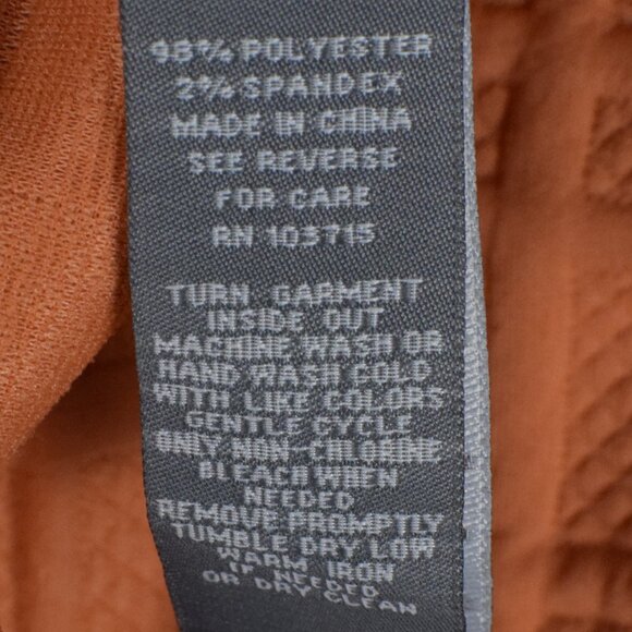 Sharagano Bodycon Terracotta Textured Knit Midi Sheath Dress Career Spring - 8 - Picture 8 of 8